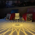 16 Color Crystal Table Lighting Lamp for Home