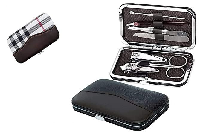 Tool Point Stainless Steel 7 in 1 Manicure Tool Kit / Luxury Nail Grooming Set (Set of 7)