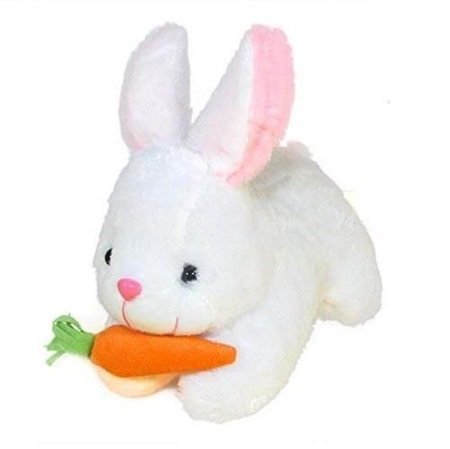 Shivay International - White carrot Rabbit teddy bear soft toy for kids