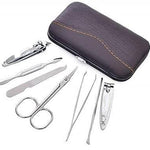 Tool Point Stainless Steel 7 in 1 Manicure Tool Kit / Luxury Nail Grooming Set (Set of 7)